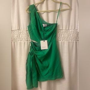 Green Runaway the Label dress